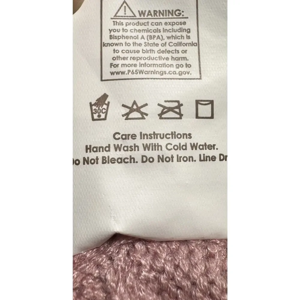 Laura Ashley Baby Beanie 0-6 Months Pink Cable Knit Faux Fur Pom Pom Winter